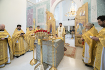 Mgr Nestor a célébré la Divine liturgie en l’honneur de son saint patron