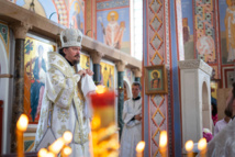 Monseigneur Nestor a célébré la Divine Liturgie à Madrid