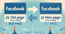 La page Facebook de la cathédrale de la Sainte Trinité à Paris a changé d'adresse