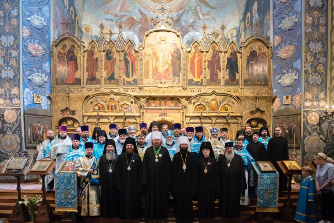 50e anniversaire et du 14e anniversaire du sacre épiscopal du métropolite de Chersonèse et d’Europe occidentale Nestor