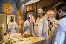 Le métropolite Nestor a célébré la Divine Liturgie au Séminaire orthodoxe russe