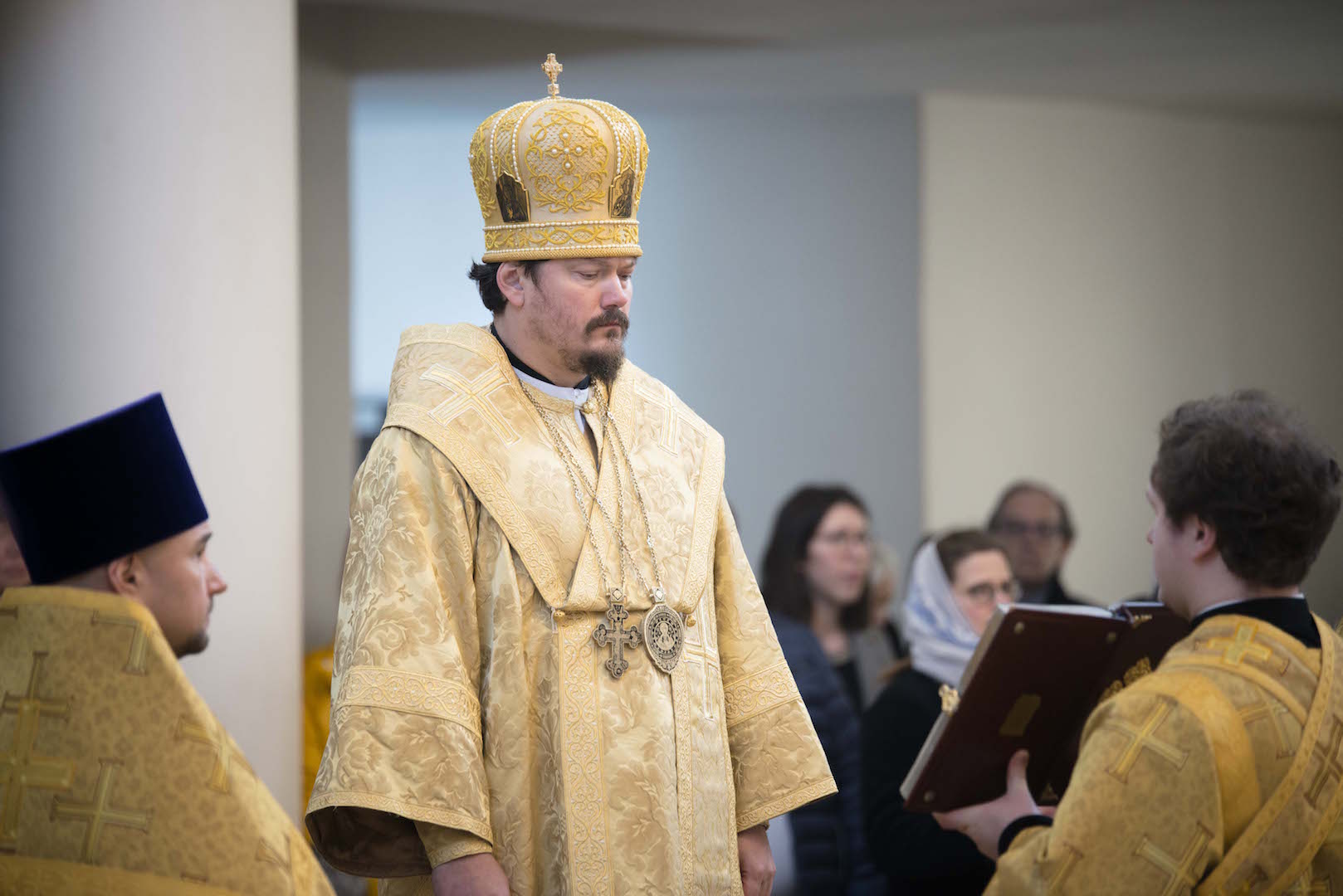 Mgr Nestor a célébré la Divine Liturgie du dimanche du Jugement dernier en la cathédrale de la Sainte Trinité