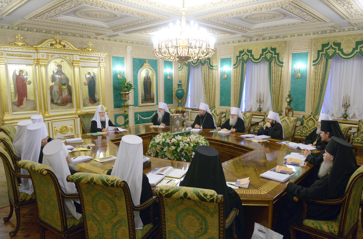 Session du Saint-Synode du patriarcat de Moscou