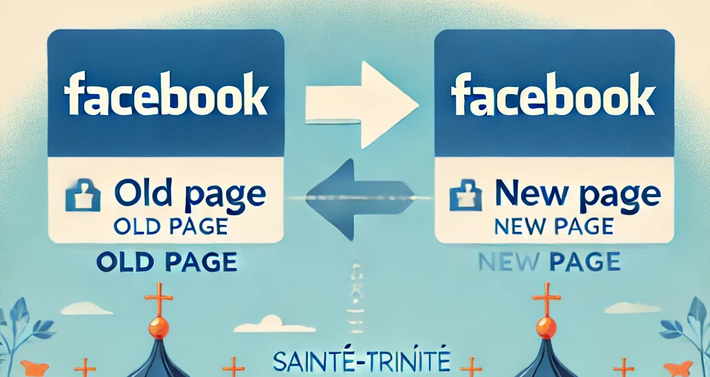 La page Facebook de la cathédrale de la Sainte Trinité à Paris a changé d'adresse
