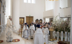 Mgr Nestor, évêque de Chersonèse, présida les vêpres et la Divine Liturgie du Samedi Saint