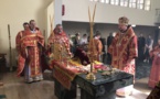 Mardi Lumineux: l'Éxarque du Patriarche a rendu visite épiscopale à la paroisse des Saints Martyrs impériaux à Monaco.