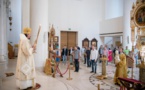 Monseigneur Nestor a célébré la Divine Liturgie en la cathédrale de la Sainte Trinité à Paris