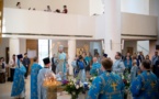 La fête de Dormition de la Mère de Dieu : l'Exarque patriarcal en Europe occidentale a célébré la Liturgie en la cathédrale Sainte-Trinité à Paris